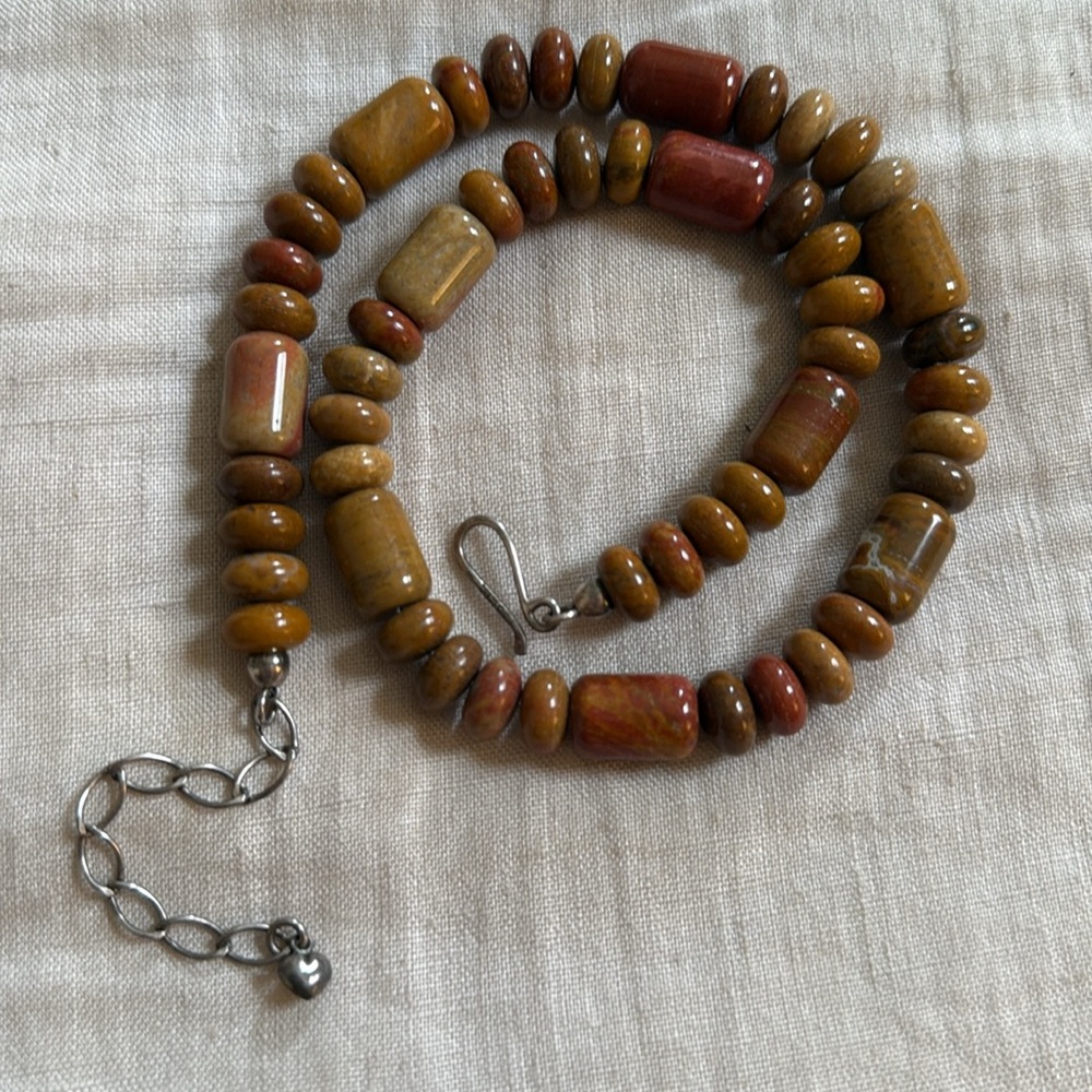 Jay King DTR Signed Jasper and Sterling Silver 925